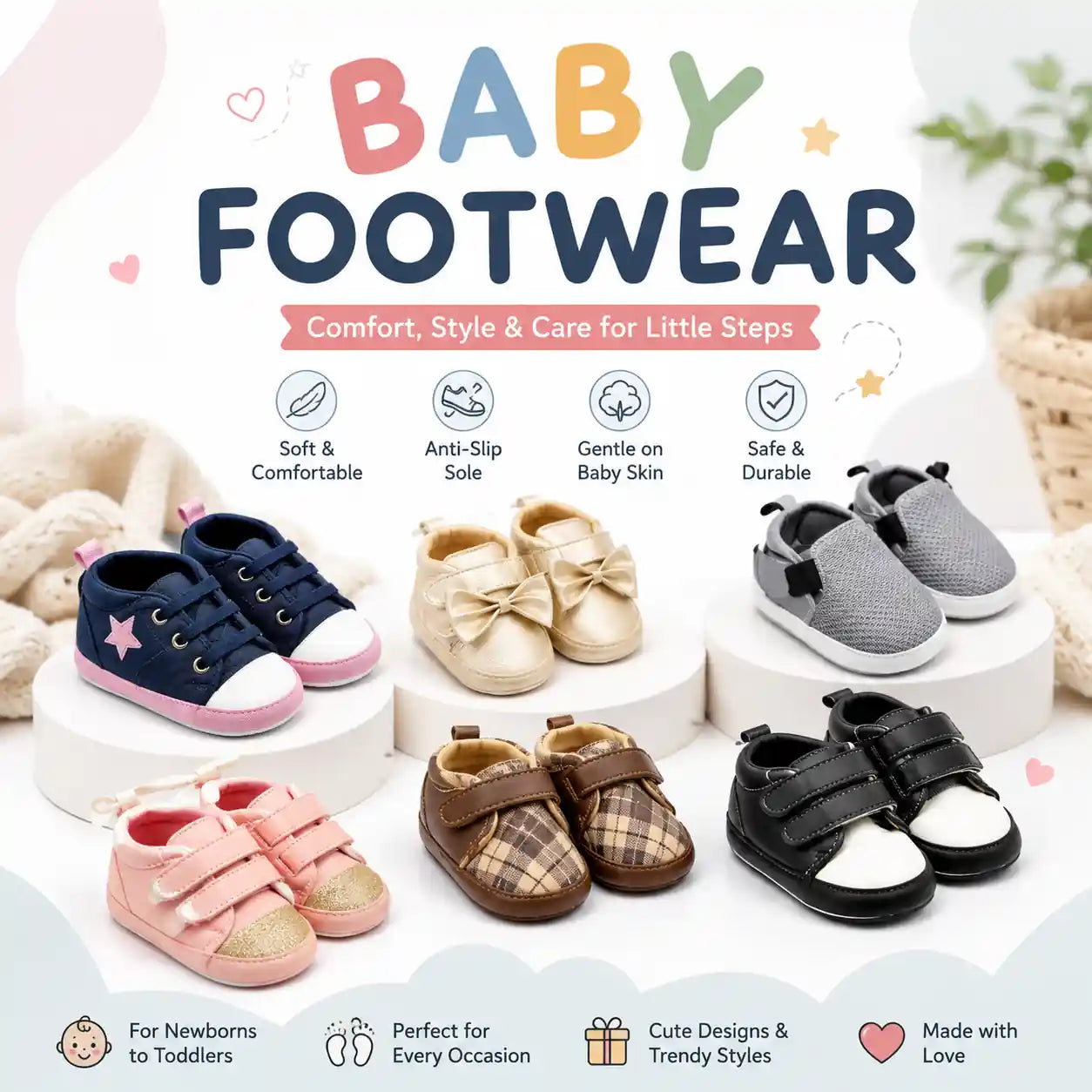 Baby Footwear and Shoes for Boys and Girls in Pakistan