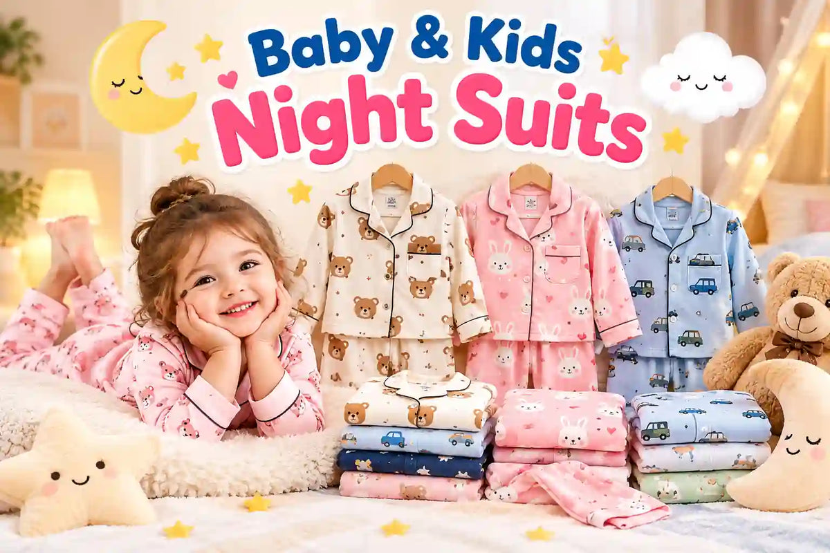 Baby & Kids Night Suits Online in Pakistan – Cute Printed Pajama Sets