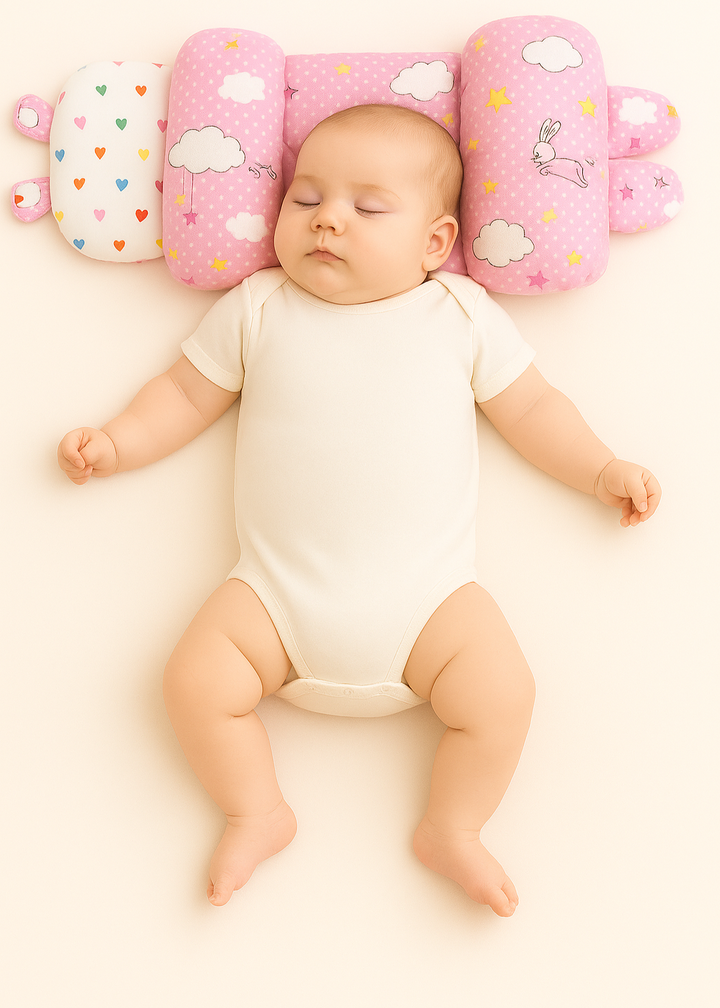 Adjustable Baby Head Shaping Pillow for Newborns – Prevent Flat Head Syndrome
