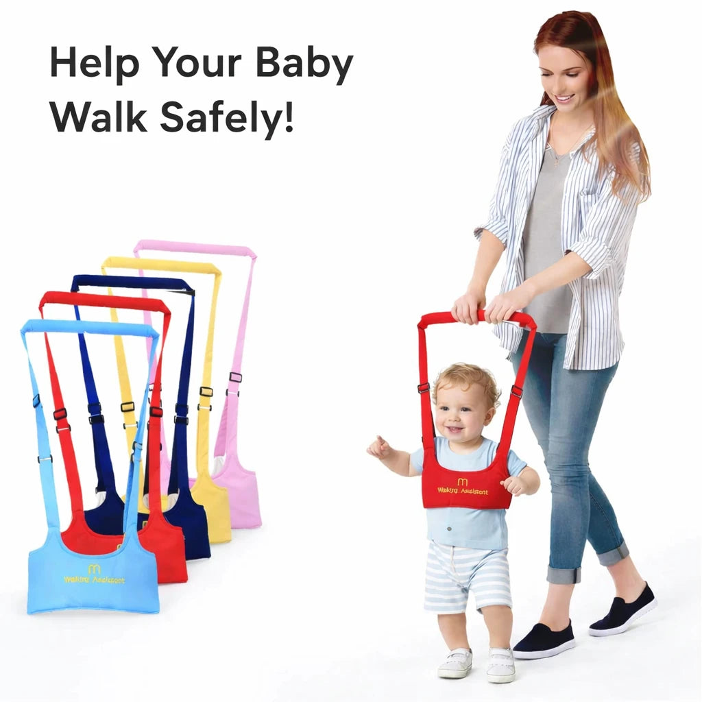 Baby Safety Harness Belt – Durable and breathable walking assistant for toddlers learning to walk.