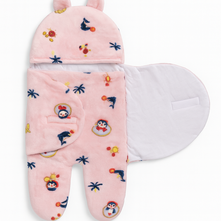 Buy Baby Winter Fleece Carry Nest with Cute Character Online in Pakistan