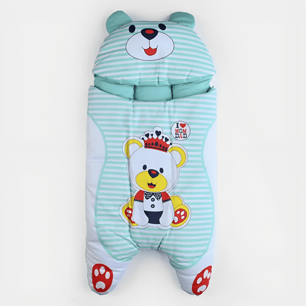 Baby Panda Carry Nest Green – Soft Natural Anti-Allergenic Cozy Newborn Sleeping Nest in Pakistan