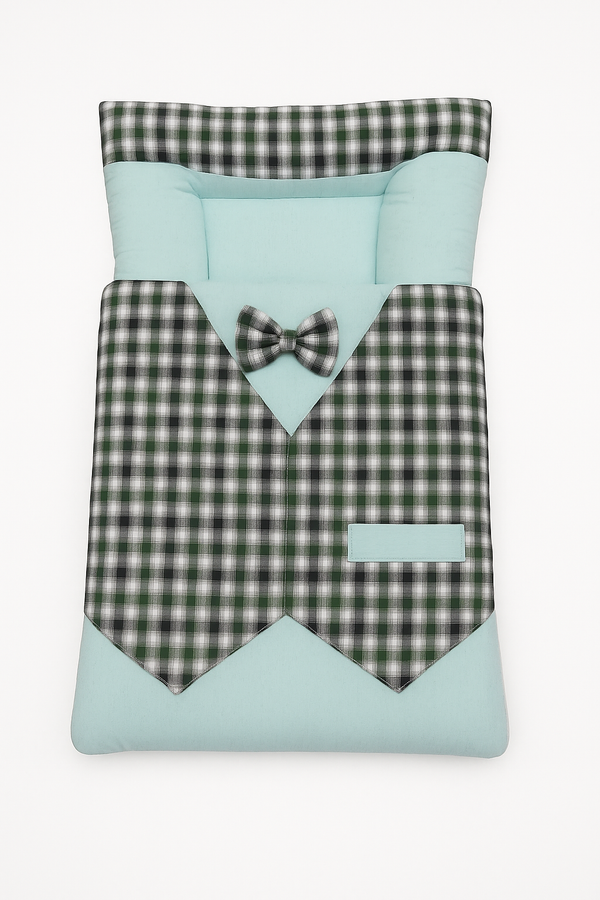 Baby Carry Nest with Bow – Soft All-Season Dual Zip Stylish Newborn Sleeping Nest in Pakistan