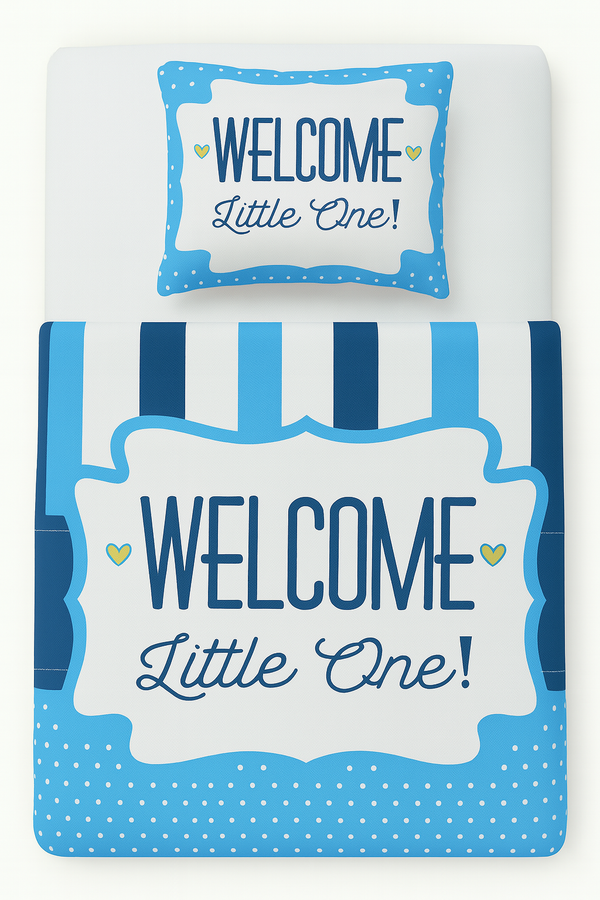 Baby Carry Nest with Pillow – Welcome Little One Design Soft Cozy Newborn Sleeping Nest in Pakistan