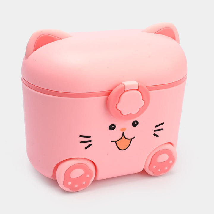 Pink cat-shaped baby milk powder storage box 180g – Babify Store Pakistan