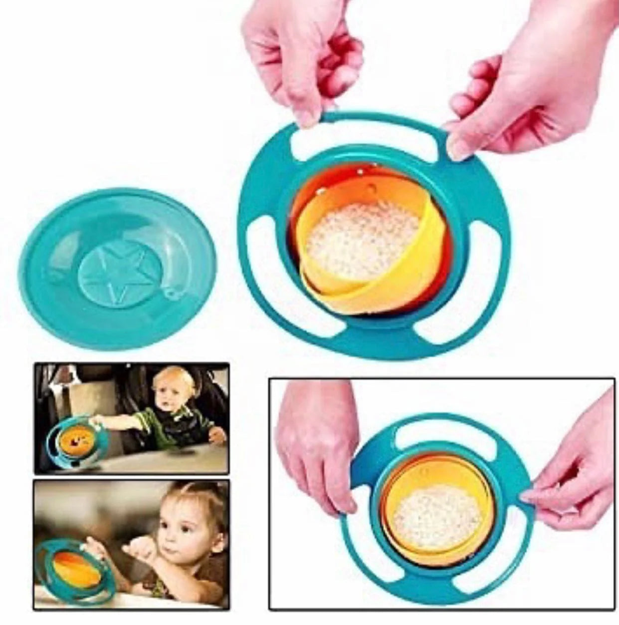 Gyro Bowl Baby 360 Rotate For Children