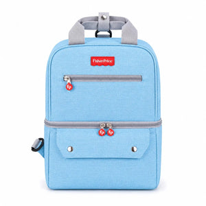 Fisher Price Baby Diaper Bag Backpack Light Blue Front View in Pakistan