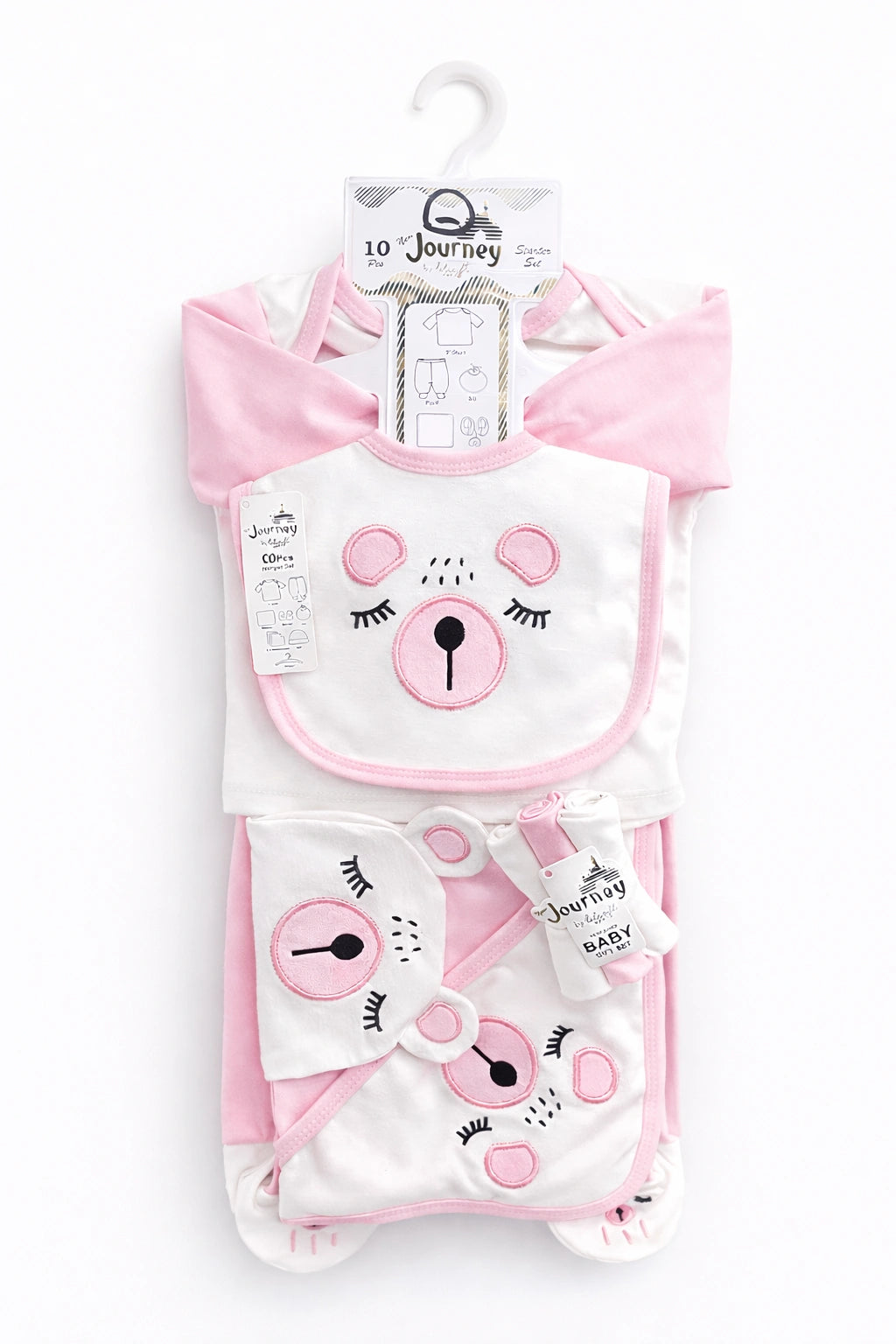 10 piece baby starter set 0-3 months bear design Pakistan