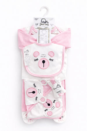 10 piece baby starter set 0-3 months bear design Pakistan