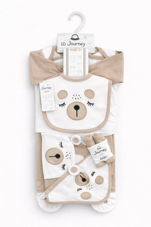 10 piece baby starter set 0-3 months bear design Pakistan