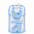 11 Pcs Newborn Baby Starter Set Blue Camping Design in Gift Packaging
