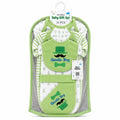 11 Pcs Newborn Baby Starter Set Light Green Gentle Boy Design in Gift Packaging