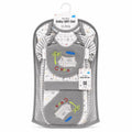 11 Pcs Baby Starter Gift Set – Grey Camping Design – Interlock Stuff (0–3 Months)
