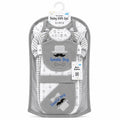 11 Pcs Newborn Baby Starter Set Grey Gentle Boy Design in Gift Packaging