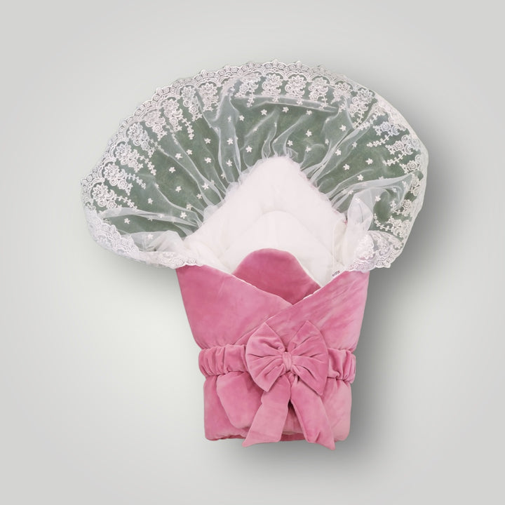 Winter Velvet Baby Carry Nest 0–12 Months – Soft Plush Warm Sleeping Nest in Pakistan