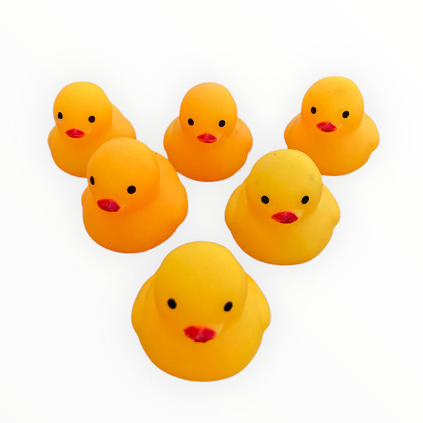 Pack of 6 Multi-Color Rubber Soft Toys with Sound – Safe & Fun for Babies