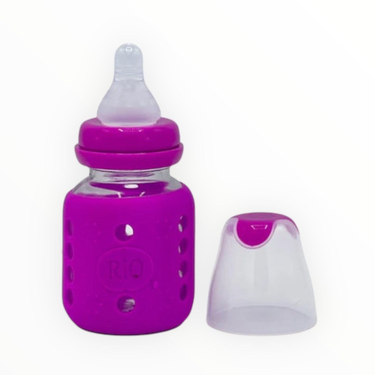 Baby Glass Feeder With Cover 80ML