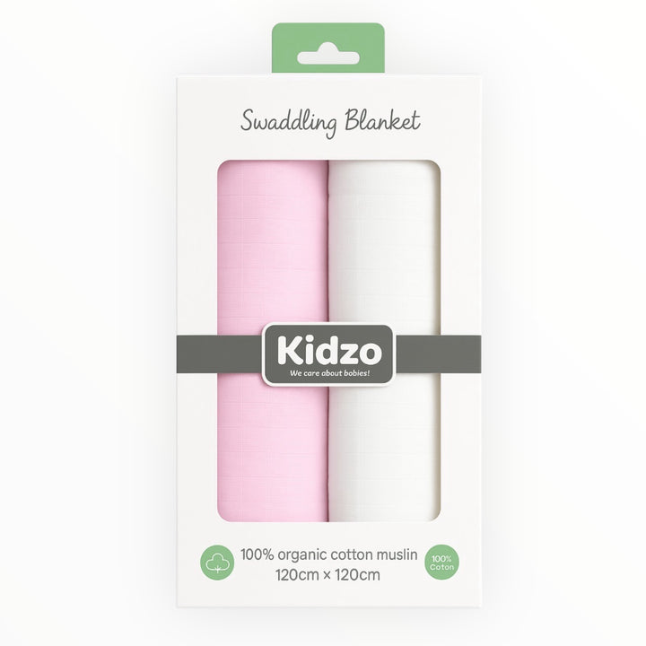 Baby Muslin Burp & Nursing Sheets – Pack of 2