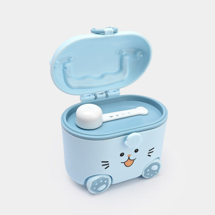 Blue cat-shaped baby milk powder storage box 180g – Babify Store Pakistan