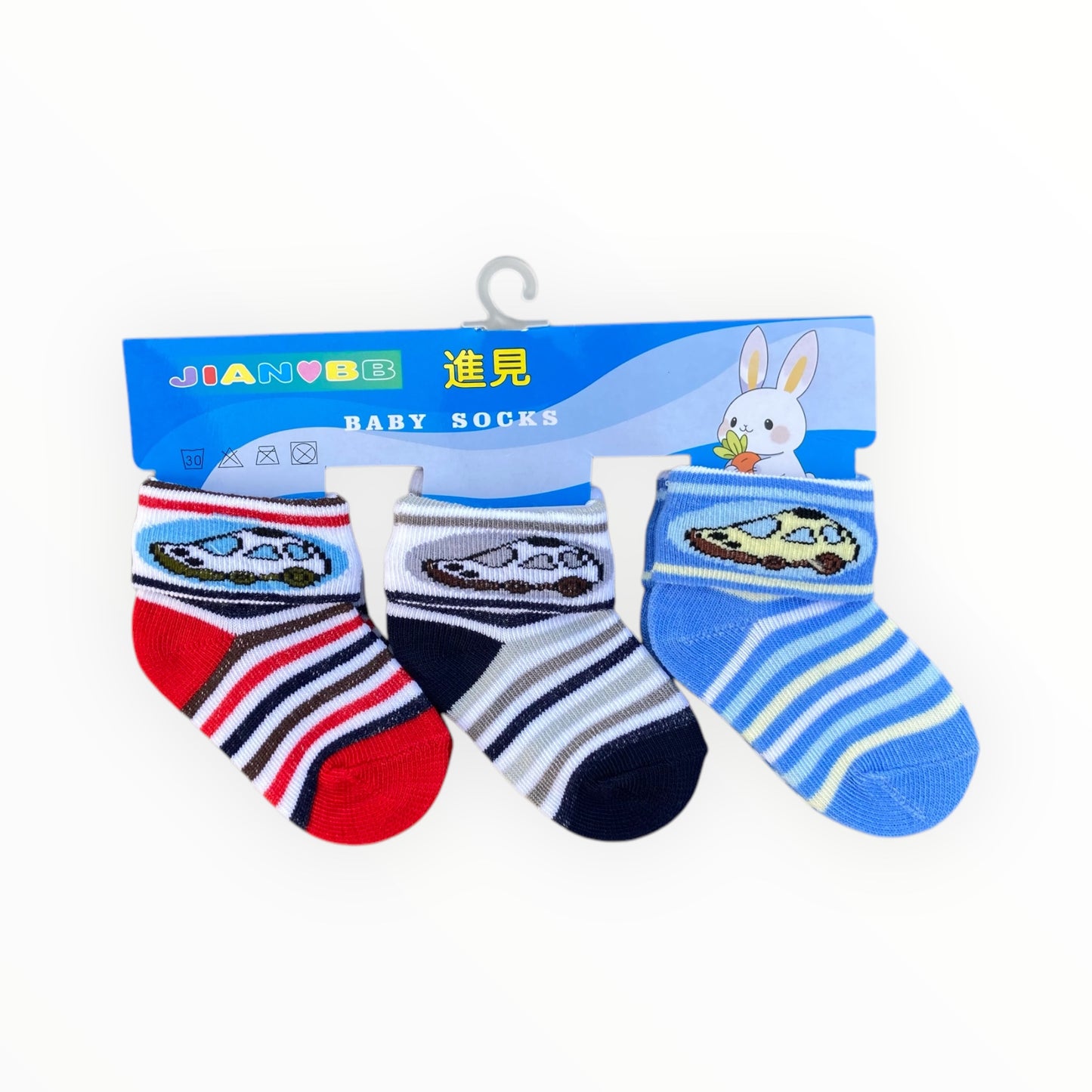 Pack Of 3 Socks 0-12 Months