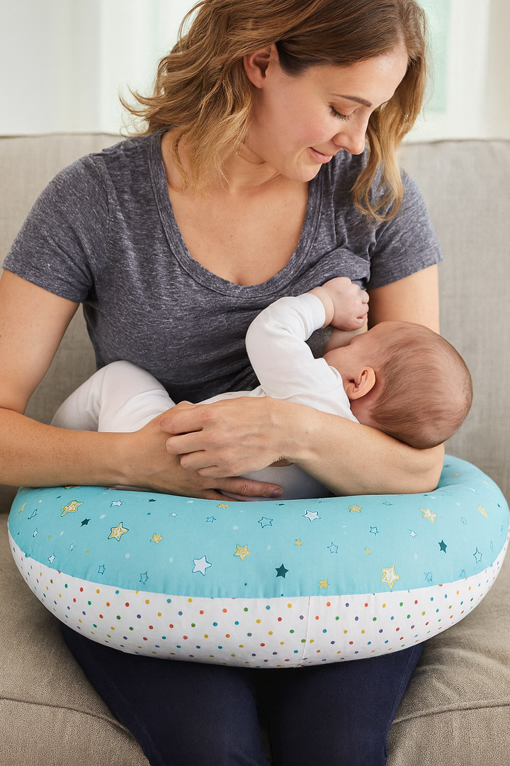 Baby Nursing Pillow – Ergonomic Support Cushion for Breastfeeding & Bottle Feeding – Buy Online in Pakistan at BabifyStore.pk