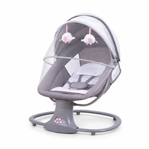 Mastela Baby Swing & Bassinet Pink with Mosquito Net Side View