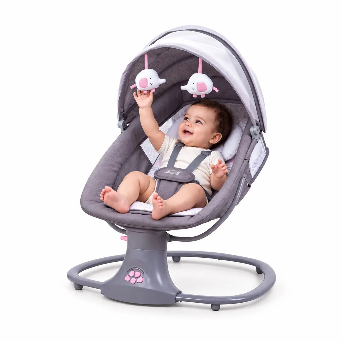Mastela 3-in-1 Baby Swing & Bassinet Pink with Baby