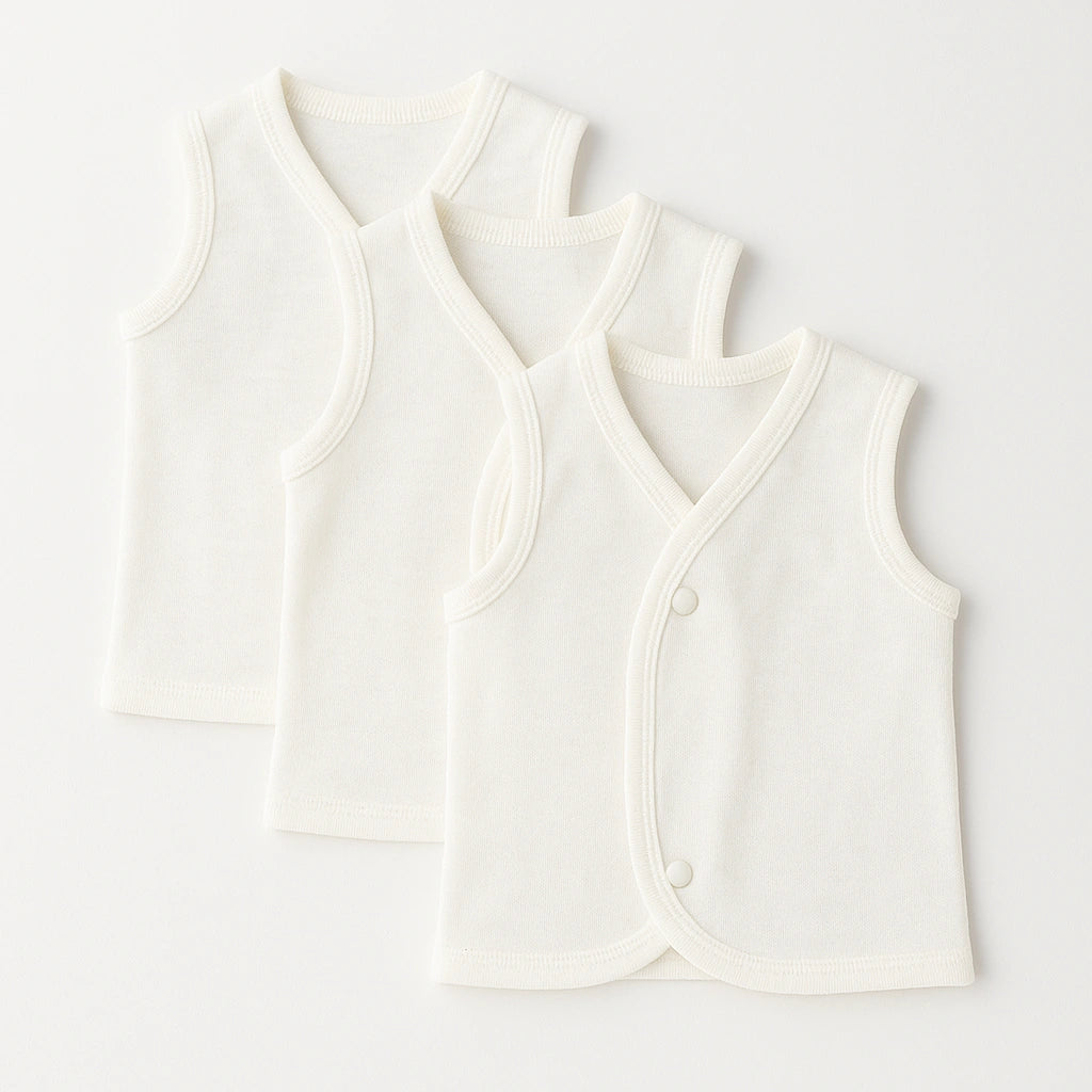 Pack of 3 White Baby Sandos | Baby Inner Vest Online in Pakistan ...