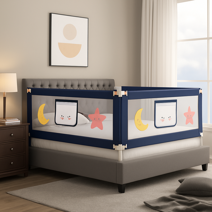 Adjustable baby bed rail 6 feet safety guard for kids toddlers