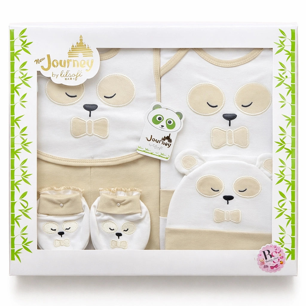 10 Pcs Newborn Baby Gift Set in Soft Interlock Cotton with Wrapping Sheet