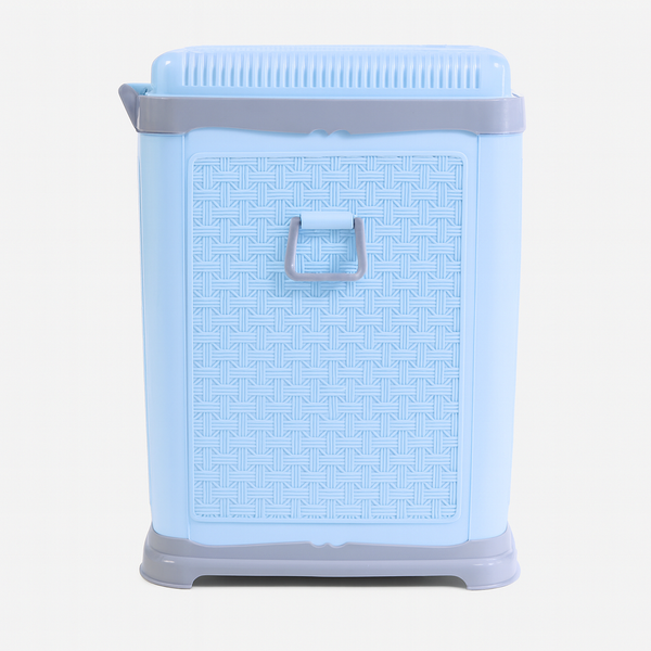 Premium Plastic Laundry Basket with Lid & Handle – Durable & Spacious