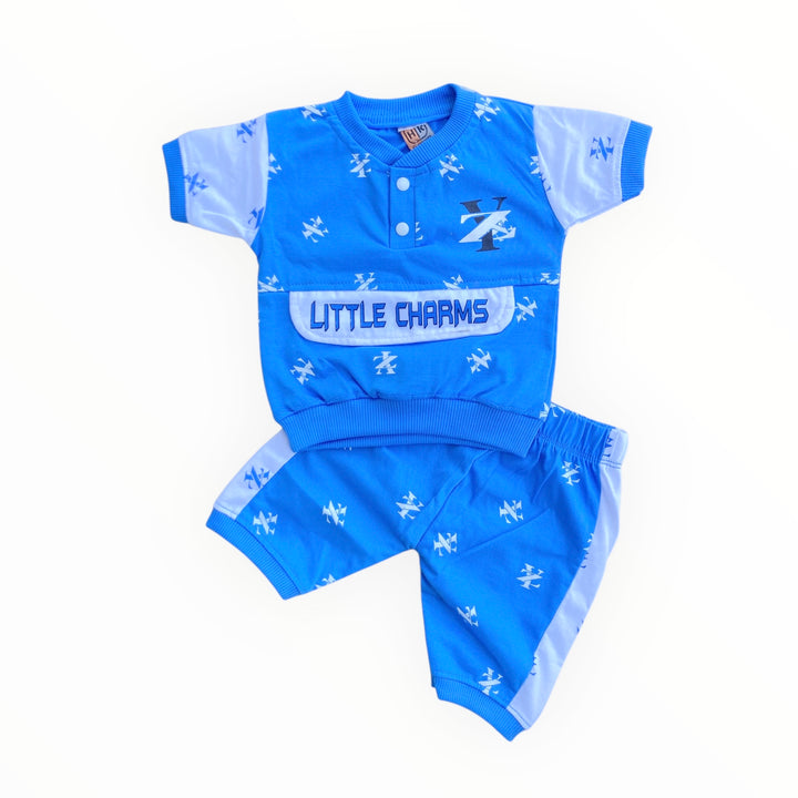 Soft cotton baby t-shirt and pajama set, perfect for newborn comfort.