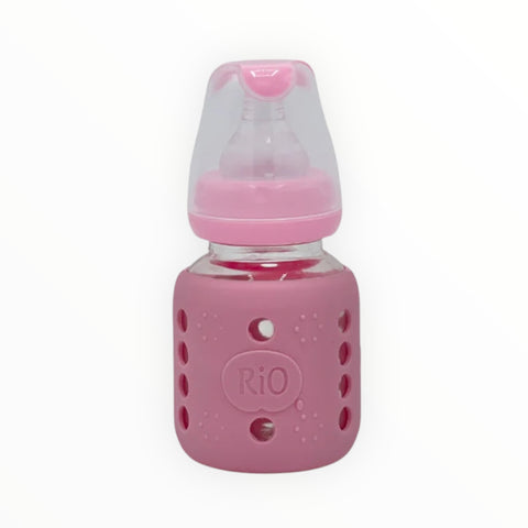 Baby Glass Feeder with Cover – 80ml
