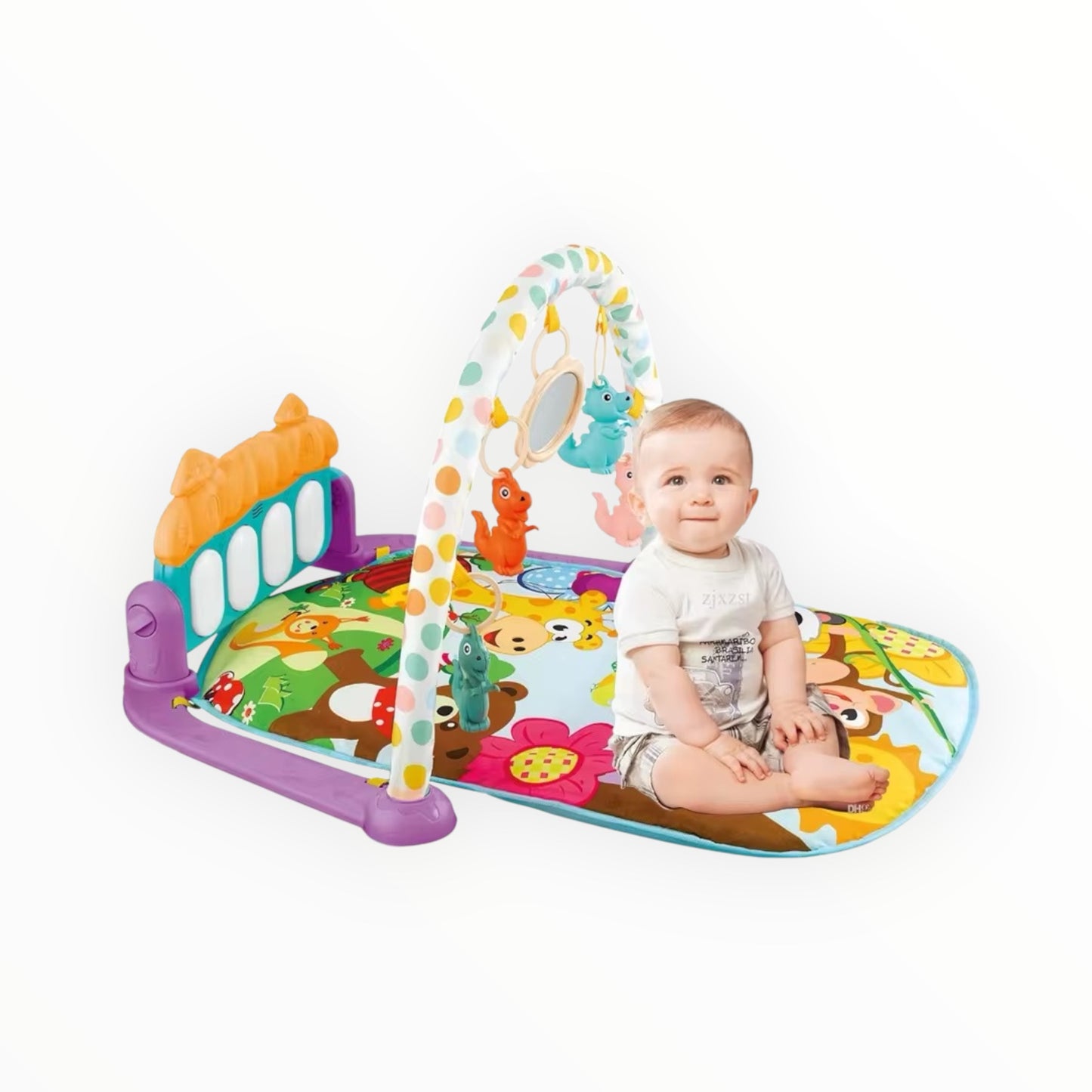 Baby Play Gym Piano 3 In 1 Fitness Rack Mat