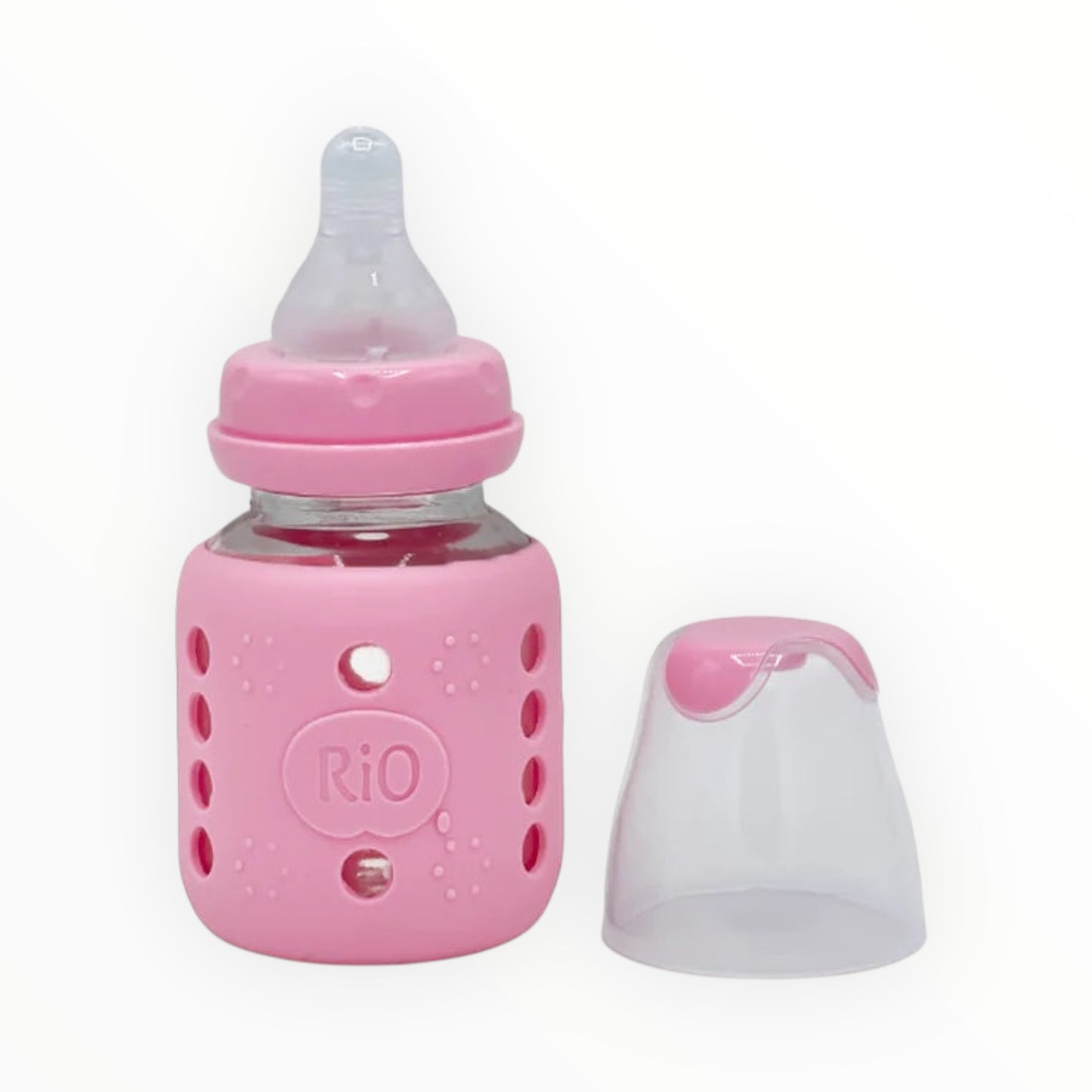 Baby Glass Feeder With Cover 80ML