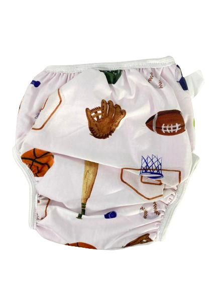 Baby Diaper Printed Panties with towel and plastic layers for toddler & Infant washable