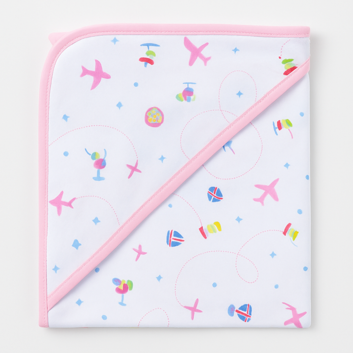 Premium cotton baby wrapping sheet for newborns 30x29 inches – soft, breathable, and stretchable swaddle 