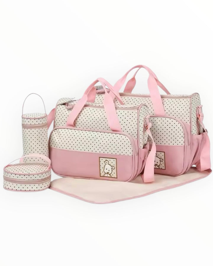 5-Piece Maternity Diaper Bag Set – Spacious, Durable, and Stylish
