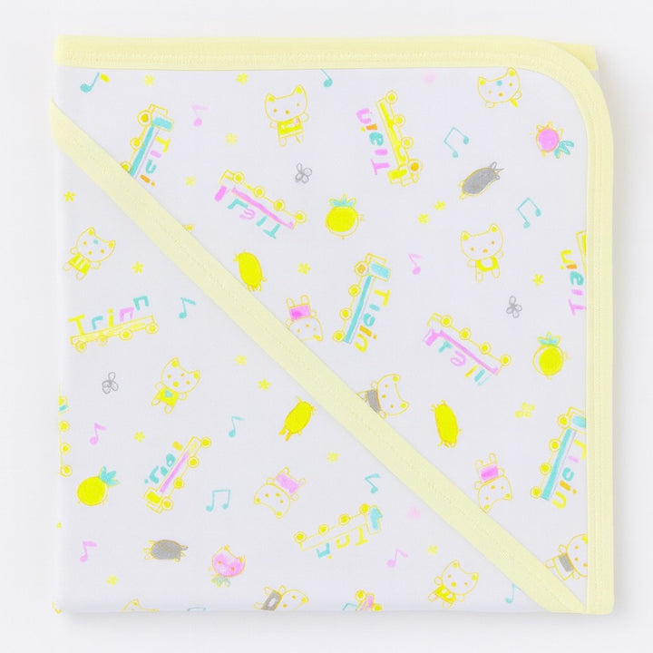 Baby hooded wrapping sheet baby wrap made with soft interlock fabric