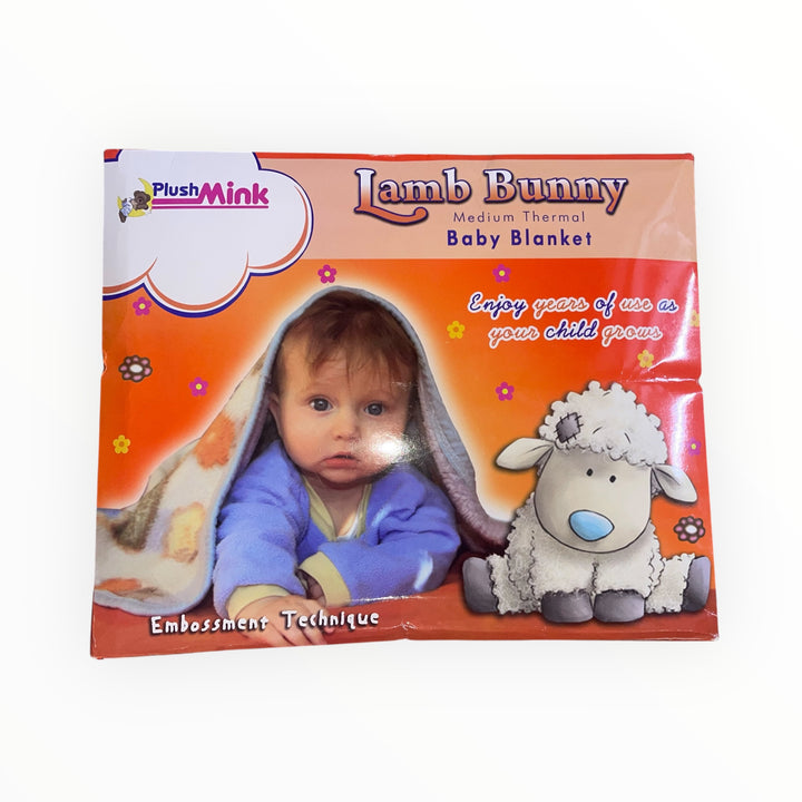 Baby blanket embossed design 80x110 cm soft cozy for baby boy girl unisex