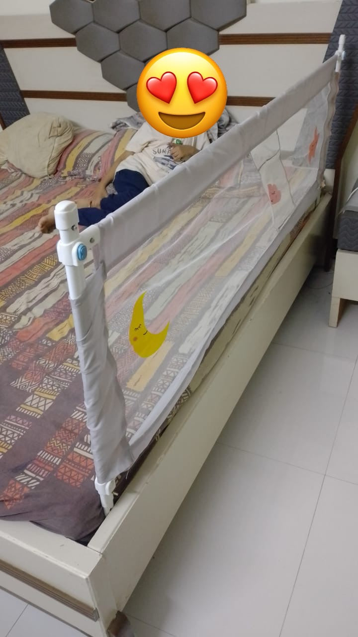 Adjustable baby bed rail 6 feet safety guard for kids toddlers