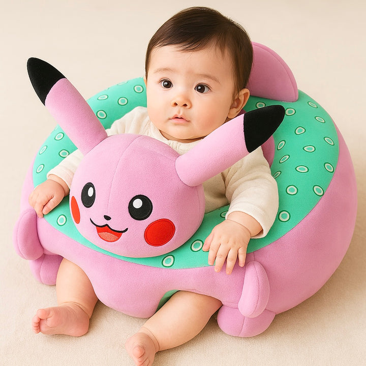 Pikachu character baby support seat sitting chair plush cushion