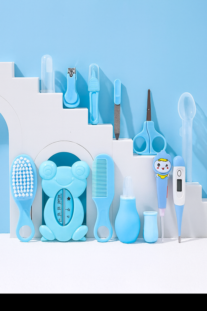 Baby care kit 13 pcs with nail, hair & hygiene grooming tools for newborns