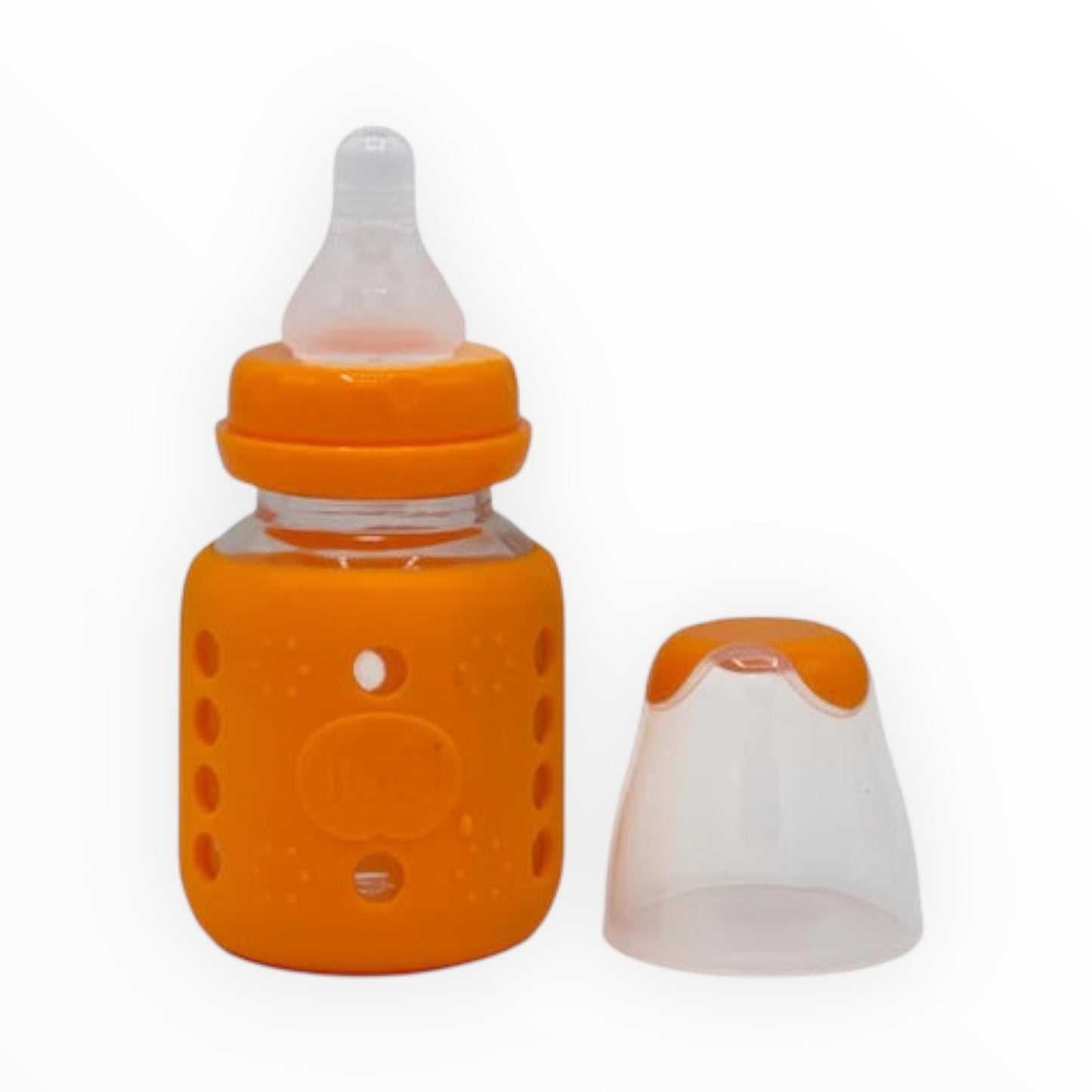 Baby Glass Feeder With Cover 80ML