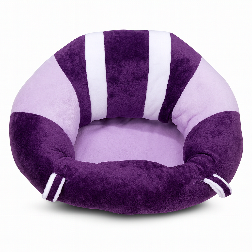 Baby Sofa Support Seat / Sitting Chair – Purple Plush Comfort