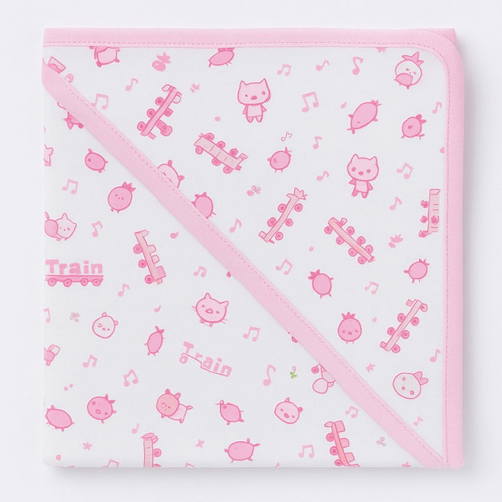 Baby hooded wrapping sheet baby wrap made with soft interlock fabric