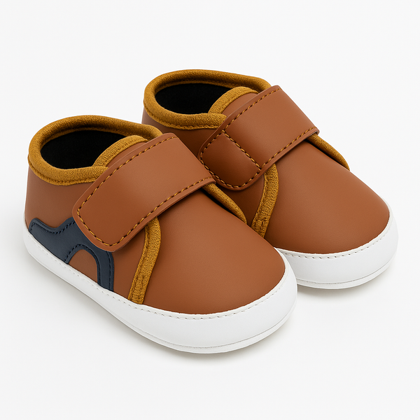Premium Velcro Baby Shoes – Soft Sole Lightweight Infant Shoes 0–12 Months in Pakistan