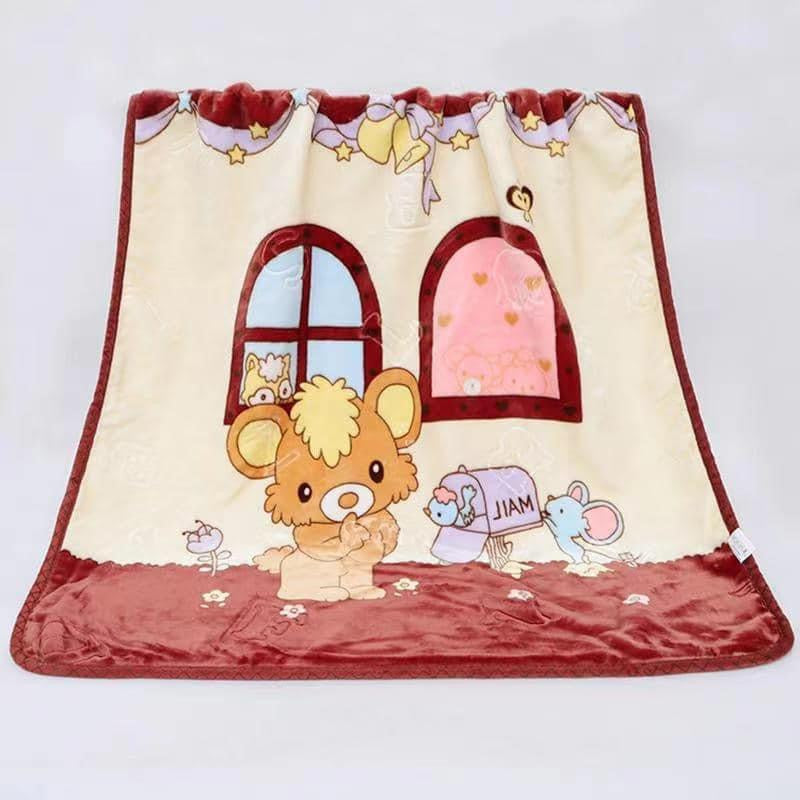 BABY CHARACTER WARM BLANKET (0-5 YEARS) DOUBLE LAYER