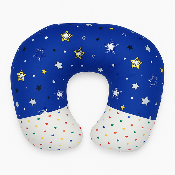 Buy Baby Nursing Pillow Star Print Blue in Pakistan – Babify Store