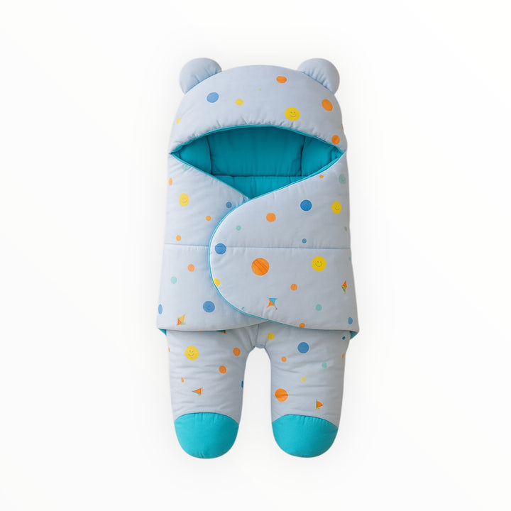 Newborn Romper Style Carry Nest Green – Soft Lightweight Sleeping Nest 0–6 Months in Pakistan